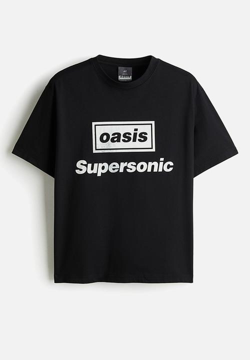 H&M - Loose fit t-shirt - black oasis