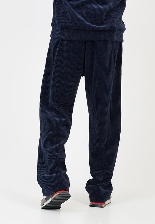 Brave Soul - Wide Leg Joggers- Navy