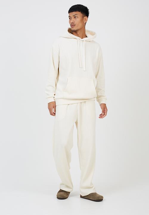 Brave Soul - Wide Leg Joggers - Cream