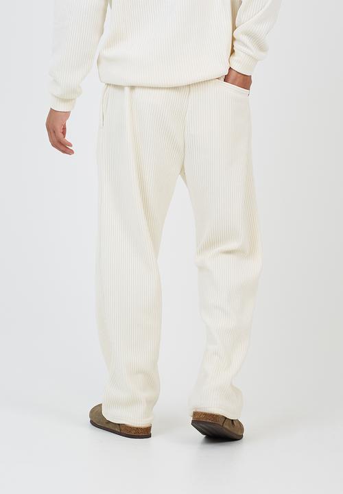 Brave Soul - Wide Leg Joggers - Cream