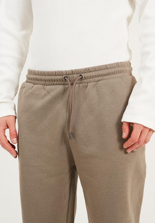 Brave Soul - Wide Leg Joggers - Taupe