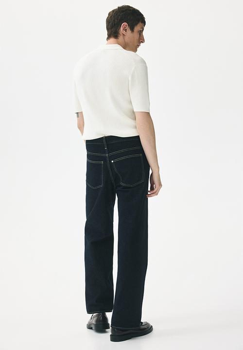H&M - Slim fit polo shirt - white