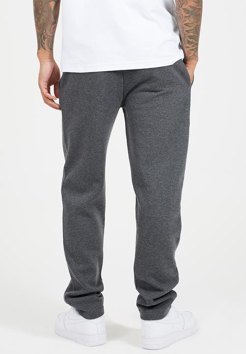Brave Soul - Straight Leg  Joggers - Dk Charcoal Marl