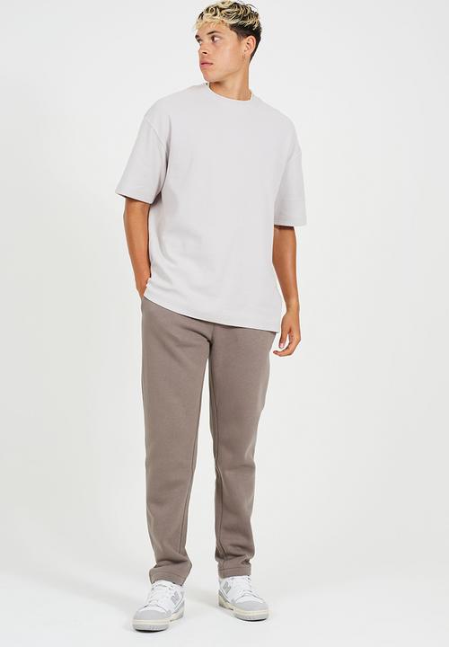 Brave Soul - Straight Leg  Joggers - Taupe