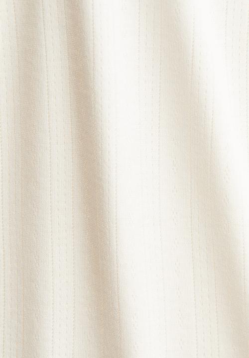 H&M - Pointelle pyjama bottoms - white