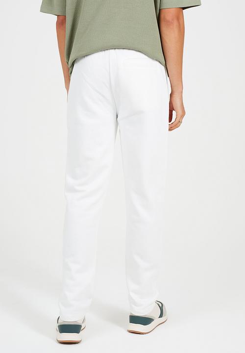 Brave Soul - Straight Leg Joggers- White