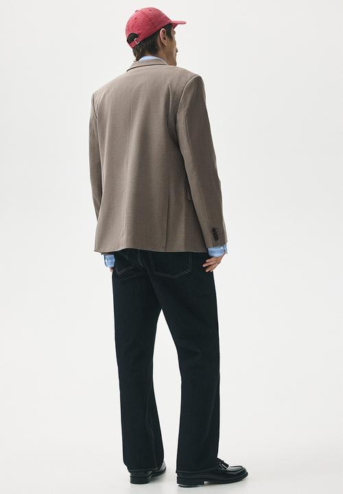 H&M - Relaxed fit double-breasted jacket - beige
