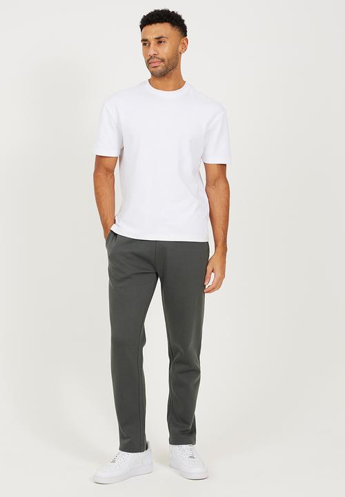 Brave Soul - Straight Leg Joggers - Forest Green