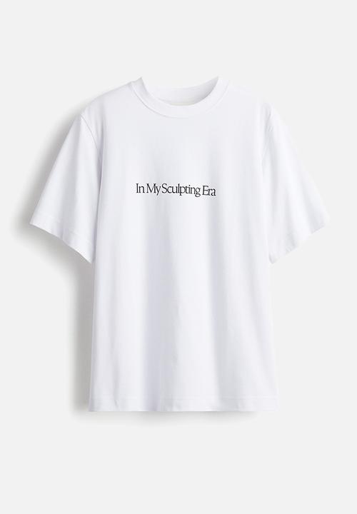 H&M - Sports top with drymove™ - white/sculpting era