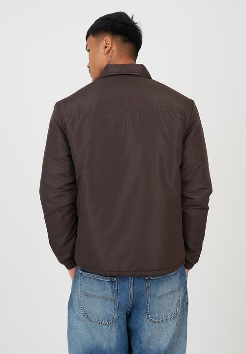 Brave Soul - Padded Coach Jacket - Brown