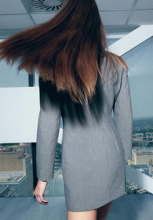 H&M - Blazer dress - grey marl