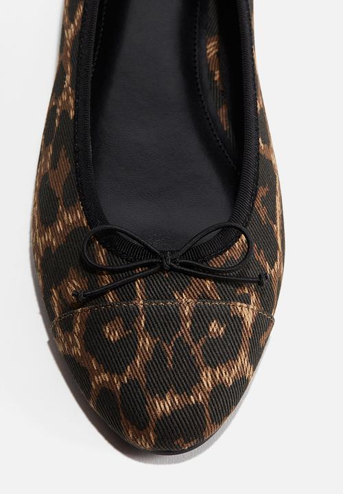 H&M - Ballet pumps - brown/leopard print