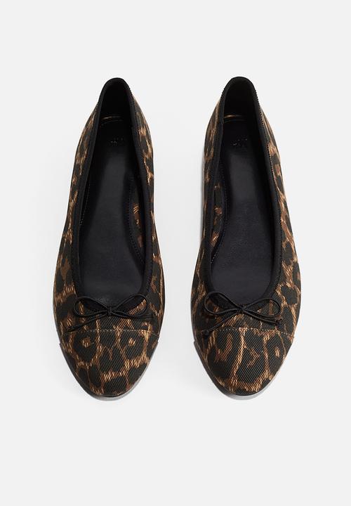 H&M - Ballet pumps - brown/leopard print