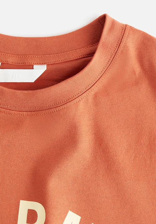 H&M - Printed t-shirt - orange paris