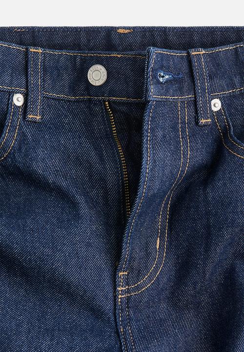 H&M - Wide high jeans - dark denim blue