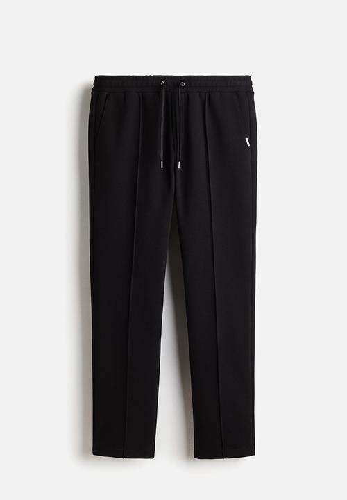 H&M - Regular fit tailored joggers - black