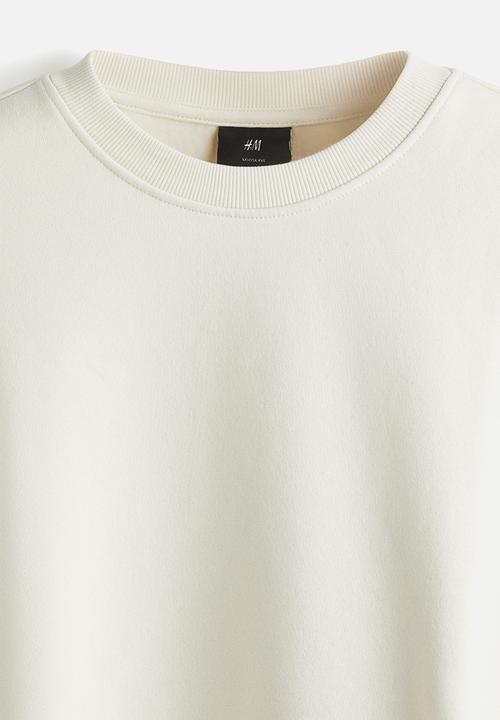 H&M - Loose fit sweatshirt - white