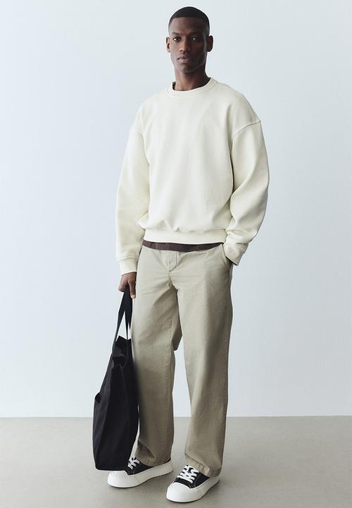 H&M - Loose fit sweatshirt - white