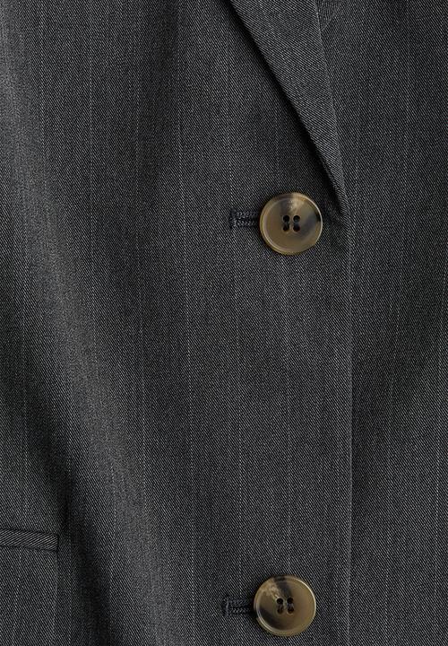 H&M - Long blazer - dark grey pinstriped