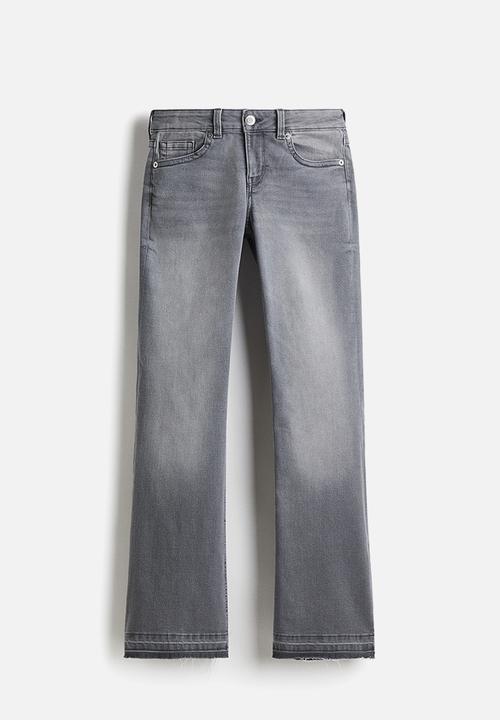 H&M - Flared low jeans - grey