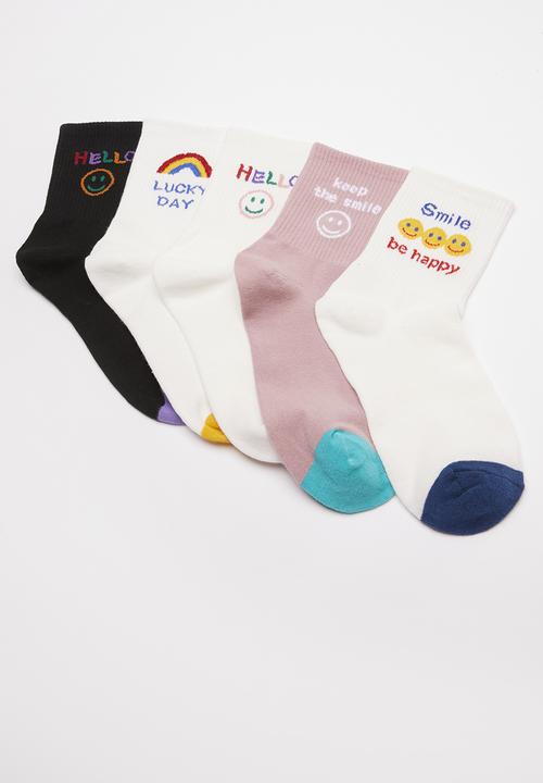 Tessa Design - Two-Ten 5 pack socks - multi
