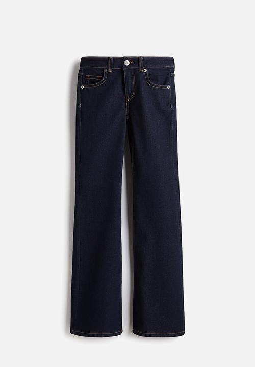 H&M - Flared low jeans - dark denim blue