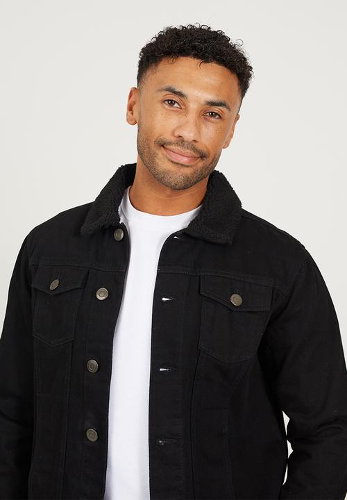 Denim Jacket - Black Denim