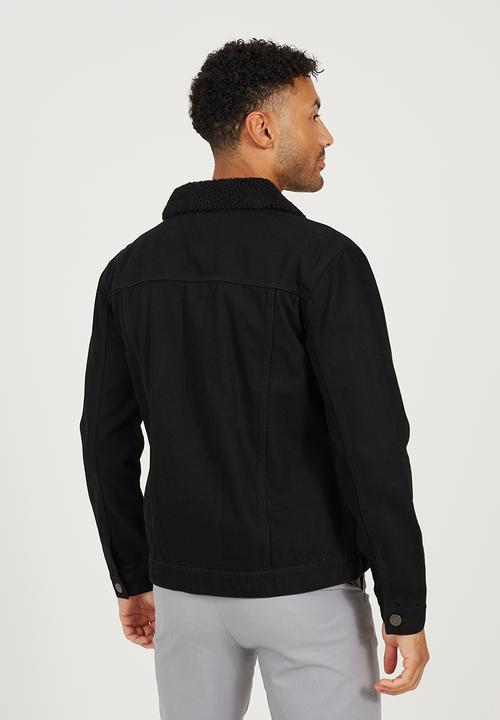 Brave Soul - Denim Jacket - Black Denim