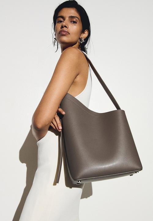 H&M - Asymmetric shopper - beige