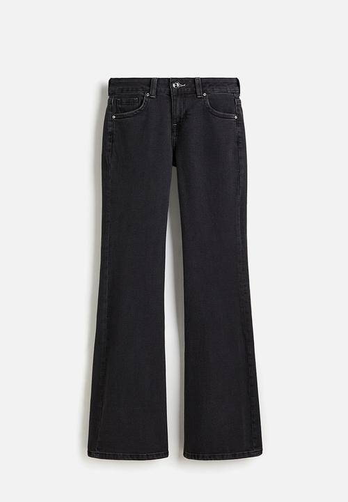 H&M - Flared low jeans - dark grey