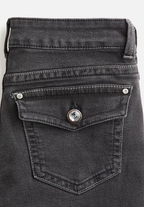 H&M - Flared low jeans - dark grey