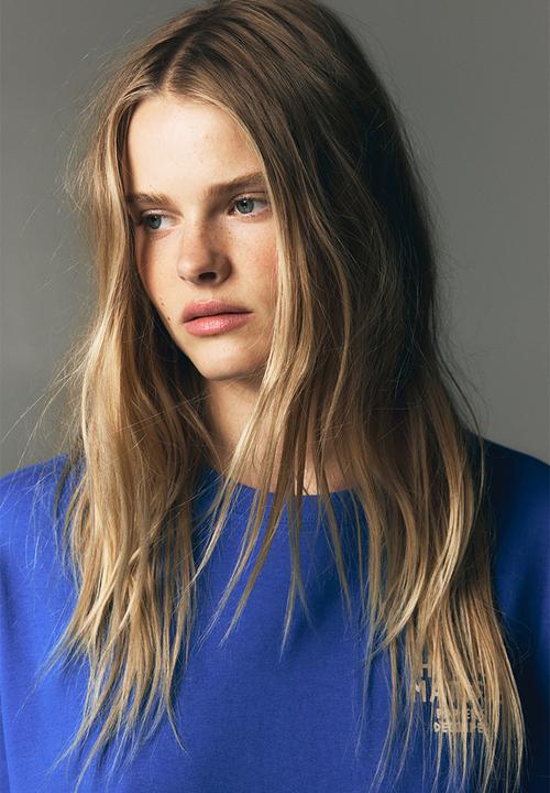 H&M - Oversized printed T-shirt - blue,multi