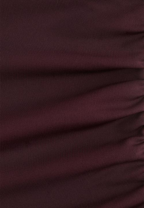 H&M - Ruched vest top - burgundy