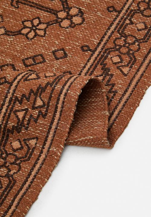 Sixth Floor - Flo Cotton Printed Runner - Rust