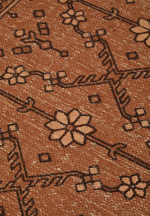 Sixth Floor - Flo Cotton Printed Runner - Rust