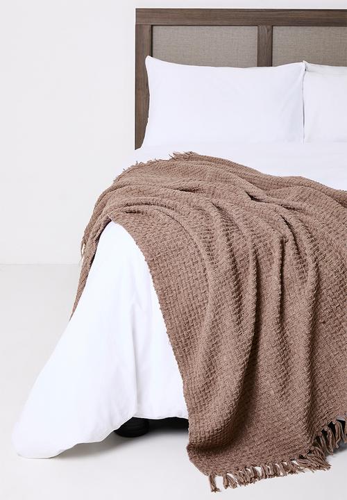 Sixth Floor - Chenille Throw Natural