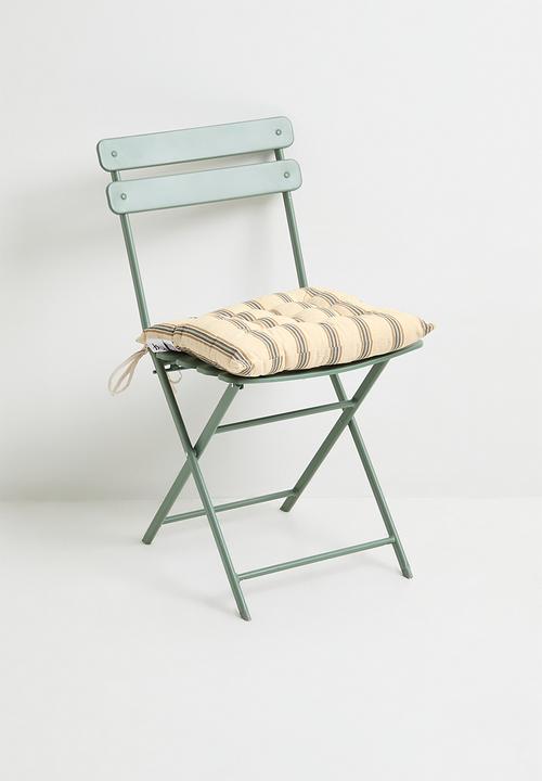 Sixth Floor - Ringo Stripe Seat Pad Set of 2 - Natural