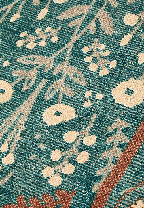 Sixth Floor - Floral Cotton Printed Runner Fatigue - natural
