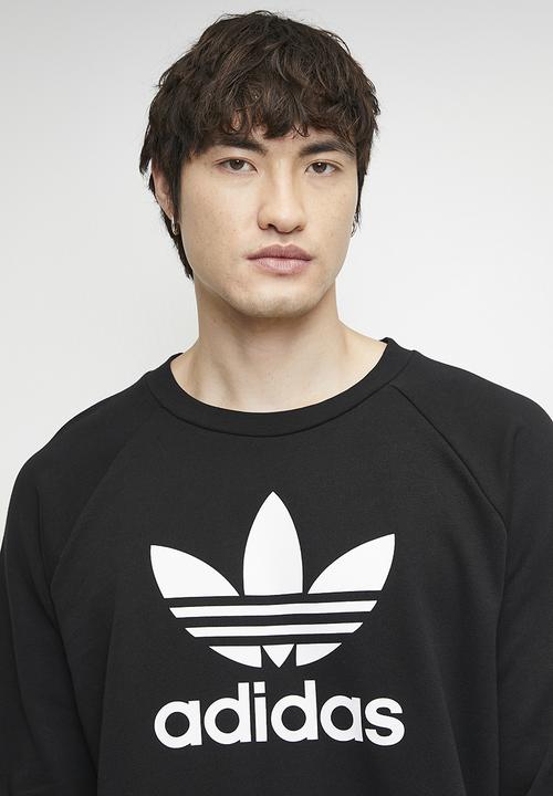 adidas Originals - Trefoil Crew Sweatshirt - Black