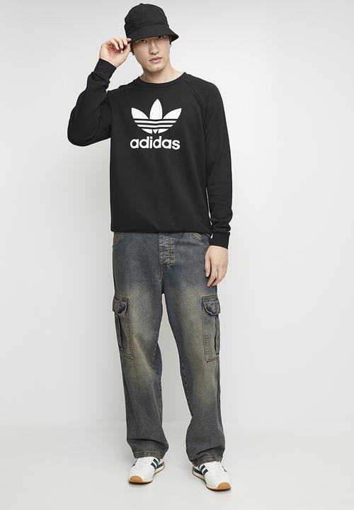 adidas Originals - Trefoil Crew Sweatshirt - Black