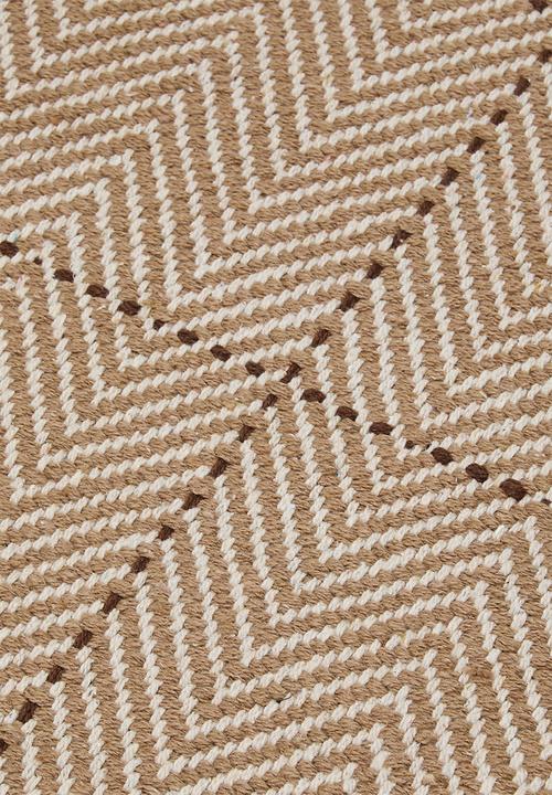 Sixth Floor - Cotton Woven Check Bath Runner - Natural