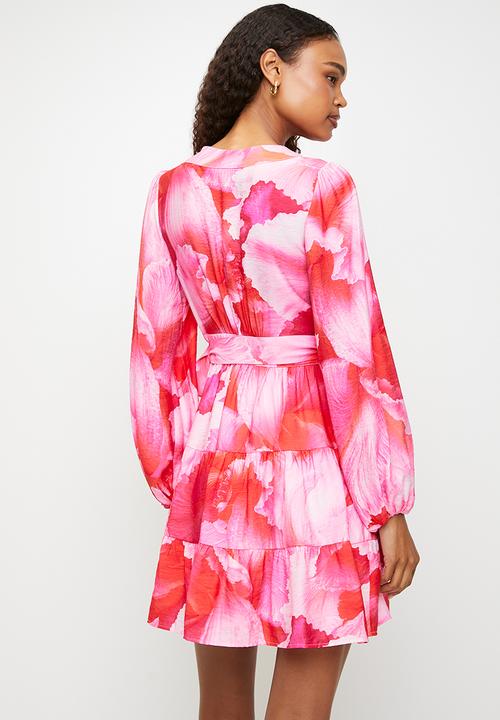 MILLA - Mini dress - Pink floral 
