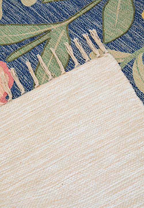 Sixth Floor - Claudia Embroidered Cotton Blend Rug - Multi