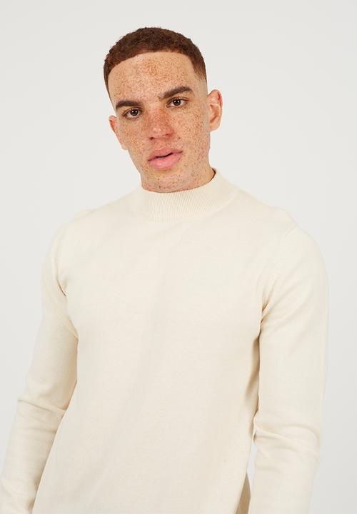 Brave Soul - Turtle Neck Jumper - Oatmeal