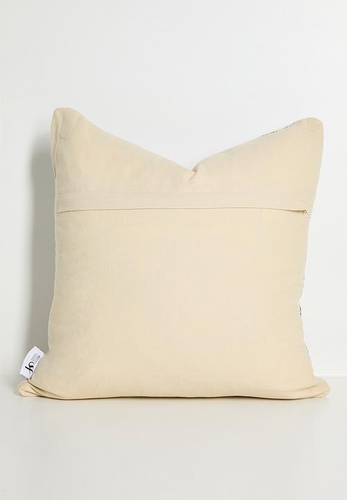 Sixth Floor - Stitch Woven Cushion Cover - Neutral
