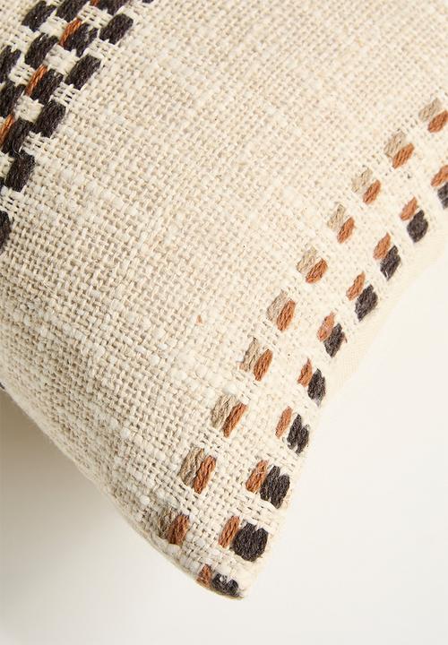 Sixth Floor - Willow Woven Cushion Cover - Neutral