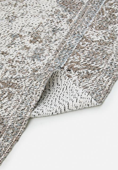 Sixth Floor - Cotton Blend Antique Woven Rug - Natural