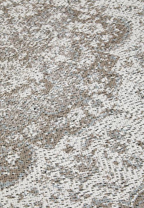 Sixth Floor - Cotton Blend Antique Woven Rug - Natural