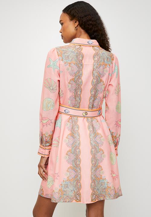 MILLA - Paisley mini dress - Pink 