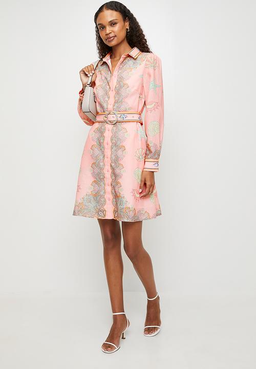 MILLA - Paisley mini dress - Pink 